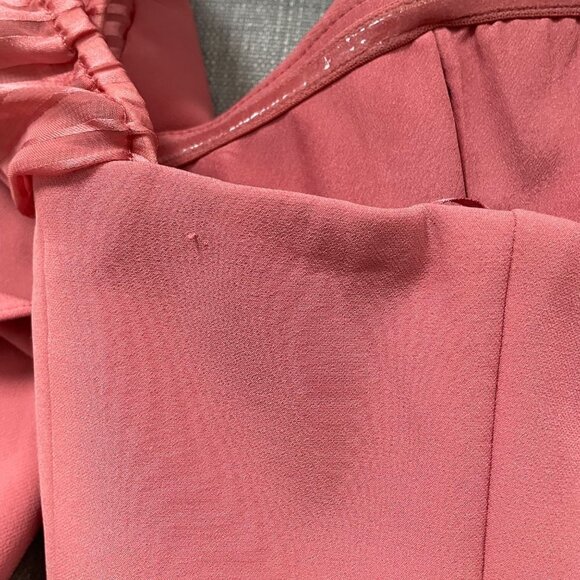 La Maison Talulah Pink Off the Shoulder Ruffle Sleeve Dress Women's Size Medium - Picture 6 of 12